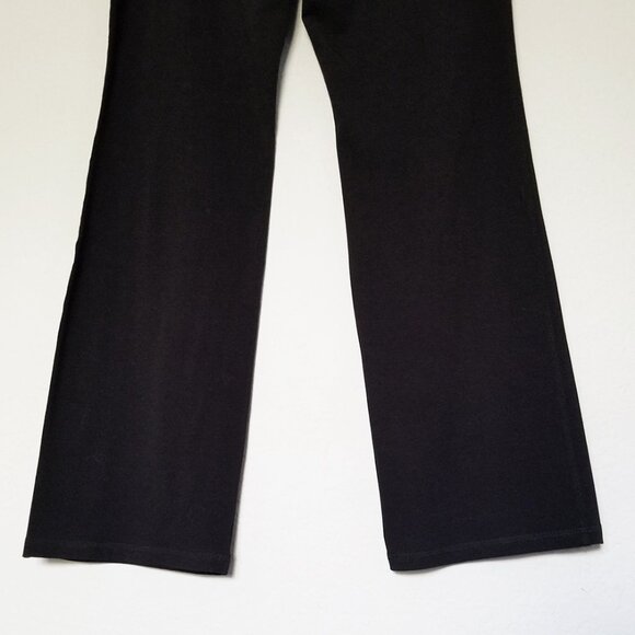 NEW Eileen Fisher Organic Cotton Stretch Jersey V Waist Slim Flared Pull On Pant - Picture 11 of 14